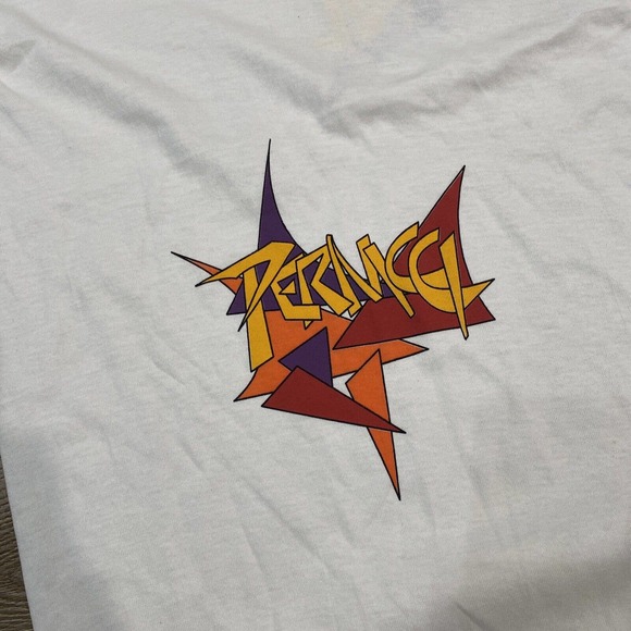 VINTAGE Pernicci SINGLE STITCH Double Sided Shirt Men’s XL Graffiti - Picture 2 of 6